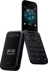 Nokia 2660 Flip -simpukkapuhelin, Dual-SIM, musta