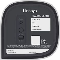 Linksys Velop Pro 6E MX6203 Tri-band WiFi6E -Mesh-järjestelmä, 3-pack, kuva 7