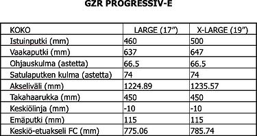 GZR Progressiv-e 275+ -sähköpyörä, 19" (L/XL), kuva 7