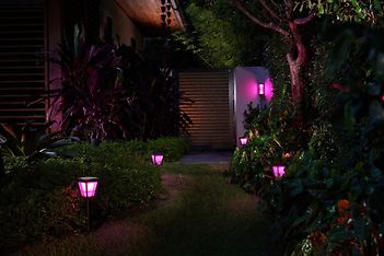 Philips Impress HUE Outdoor white and color ambiance -älyseinävalaisin, 24 V, 24 cm, antrasiitti, ulkokäyttöön 8W, kuva 18