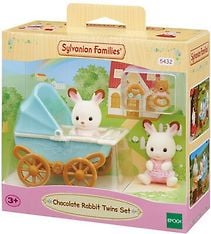 Sylvanian Families - Suklaapupukaksoset -setti (Lastenvaunut), kuva 2