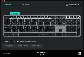 Logitech MX Keys for Mac -näppäimistö, kuva 12