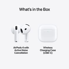 Apple AirPods 4 -nappikuulokkeet aktiivisella melunvaimennuksella (MXP93), kuva 9