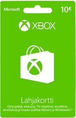Microsoft Xbox / Windows lahjakortti 10 euroa, aktivointikortti