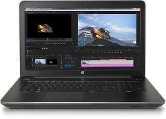 HP ZBook 17 G4 17,3" -kannettava, Win 10 Pro 64-bit, musta, kuva 2