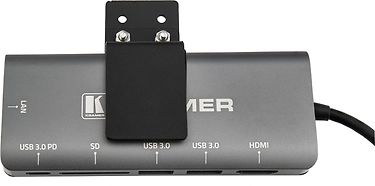 Kramer USB-C MultiPort 4K HDMI and Ethernet -adapteri, harmaa, kuva 6
