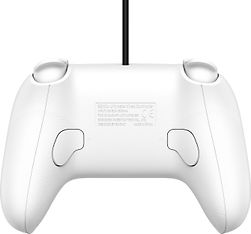 8BitDo Ultimate Wired Controller -peliohjain, valkoinen, Switch / PC, kuva 3