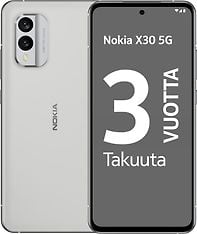 Nokia X30 5G -puhelin, 128/6 Gt, valkoinen