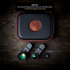 Black Eye Pro Kit 3 in 1 -Tele, Full Frame Fish Eye, HD Macro -linssit puhelimeen, kuva 6