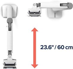 Ergotron HX Desk Monitor Arm -näyttövarsi pöytäkäyttöön, valkoinen, kuva 5