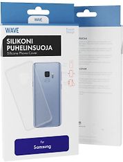 Wave silikonisuojus, Samsung Galaxy A71, läpinäkyvä, kuva 2