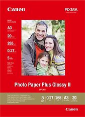 Canon PP-201 Glossy II Photo Paper Plus -valokuvapaperi, A3, 20 arkkia