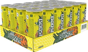 Faxe Kondi Booster Pineapple -energiajuoma, 330 ml, 24-pack