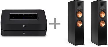 Bluesound POWERNODE (N330) Klipsch RP-280F -bundle, musta