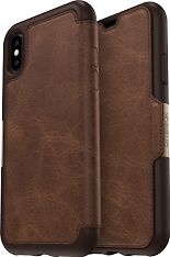 Otterbox Strada -lompakkokotelo iPhone X, ruskea, kuva 6