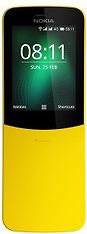 Nokia 8110 4G (2018) -peruspuhelin, keltainen