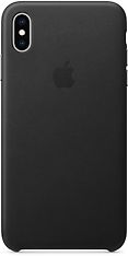 Apple iPhone Xs Max -nahkakuori, musta, MRWT2