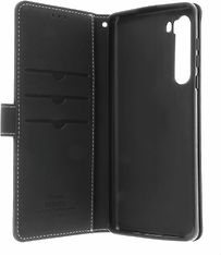 Insmat Exclusive Flip Case lompakkokotelo Motorola Edge 5G, musta, kuva 3