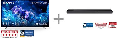 Sony XR-55A80K 55" 4K OLED Google TV + HT-A7000 7.1.2 Dolby Atmos Soundbar -tuotepaketti