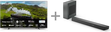 Philips PUS7608 65" 4K LED TV + TAB8507B 3.1 Dolby Atmos Soundbar -tuotepaketti