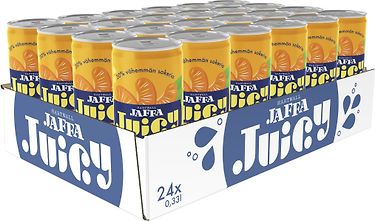 Jaffa Juicy Mandariini -virvoitusjuoma, 330 ml, 24-pack
