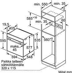 Siemens HB634GBS1 iQ700 -erillisuuni, teräs, kuva 8