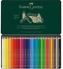 Faber-Castell Polychromos -värikynät peltirasiassa, 36 väriä