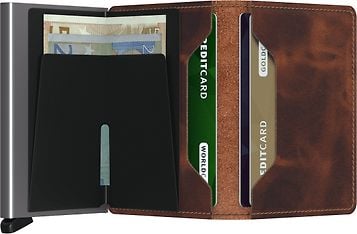 Secrid Vintage Slimwallet -lompakko, ruskea, kuva 3