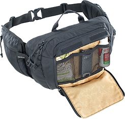 Evoc Hip Pack 3 -vyölaukku, musta + 1,5 l juomarakko, kuva 3