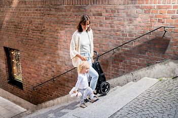 BRITAX RÖMER B-AGILE R -rattaat, Black Shadow / ruskea työntöaisa, kuva 5