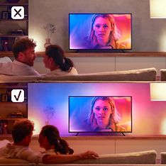 Philips Hue LightStrip Gradient for TV -älykäs LED-valonauha, 55" televisiolle, kuva 10