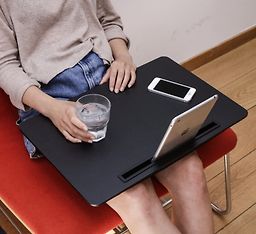 Kikkerland iBed XL -sylitaso tietokoneelle ja tabletille, musta, kuva 5