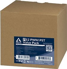 Arctic P12 PWM PST -tuuletinpakkaus, 120 mm, musta, 5-pack, kuva 3