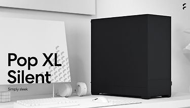 Fractal Design Pop XL Silent Black Solid E-ATX-kotelo, musta, kuva 14