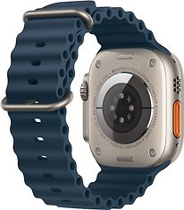 Apple Watch Ultra 2 (GPS + Cellular) 49 mm titaanikuori ja sininen Ocean-ranneke (MREG3), kuva 3