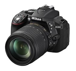 Nikon D5300 KIT järjestelmäkamera + 18-105 VR, musta