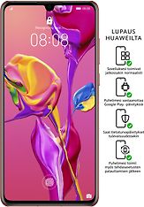 Huawei P30 128 Gt -Android-puhelin Dual-SIM, hehkuvan punainen