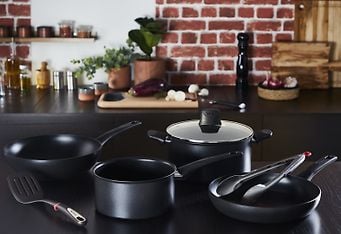 Tefal Ultimate -wokpannu 28 cm, musta, kuva 6