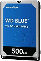 WD Blue 500 Gt 5200 RPM 2,5" SATAIII -kovalevy