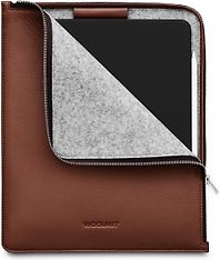 Woolnut Leather Folio -suojatasku iPad Pro 13" & Air, konjakki, kuva 3