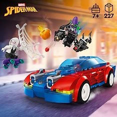 LEGO Super Heroes Marvel 76279  - Spider-Manin kilpa-auto ja Venomin Vihreä Menninkäinen, kuva 2
