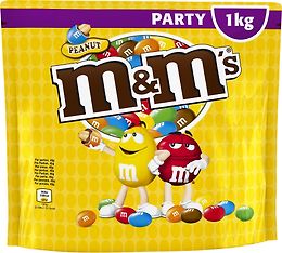M&M'S Peanut PARTY BAG -suklaarakeet, 1 kg