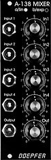 Doepfer A-138aV Vintage Mixer  -Eurorack-moduuli