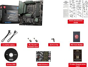 MSI MAG B660M BAZOOKA DDR4 LGA1700 microATX-emolevy, kuva 7