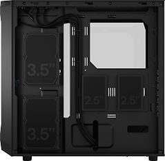 Fractal Design Focus 2 RGB Black TG Clear Tint ATX-kotelo ikkunalla, musta, kuva 11