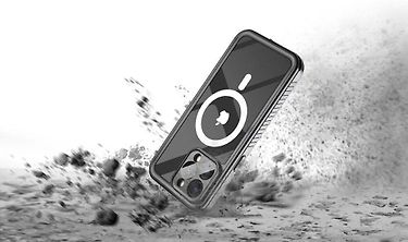 Armor-X vedenkestävä MagSafe-suojakotelo, iPhone 14 Pro Max, musta, kuva 3