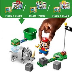 LEGO Super Mario 71420 - Rambi-sarvikuonon laajennussarja, kuva 4