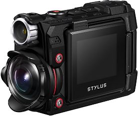Olympus TOUGH TG-Tracker -iskunkestävä 4K-videokamera, musta, kuva 3