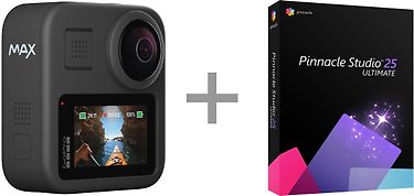 GoPro MAX -360-kamera + Pinnacle Studio 25 Ultimate -videoeditointiohjelmisto