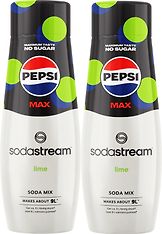 Sodastream Pepsi Max Lime 440 ml -virvoitusjuomatiiviste, 2-PACK